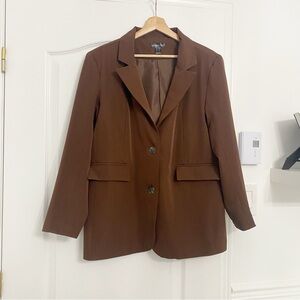 SWS | Brown oversized blazer
